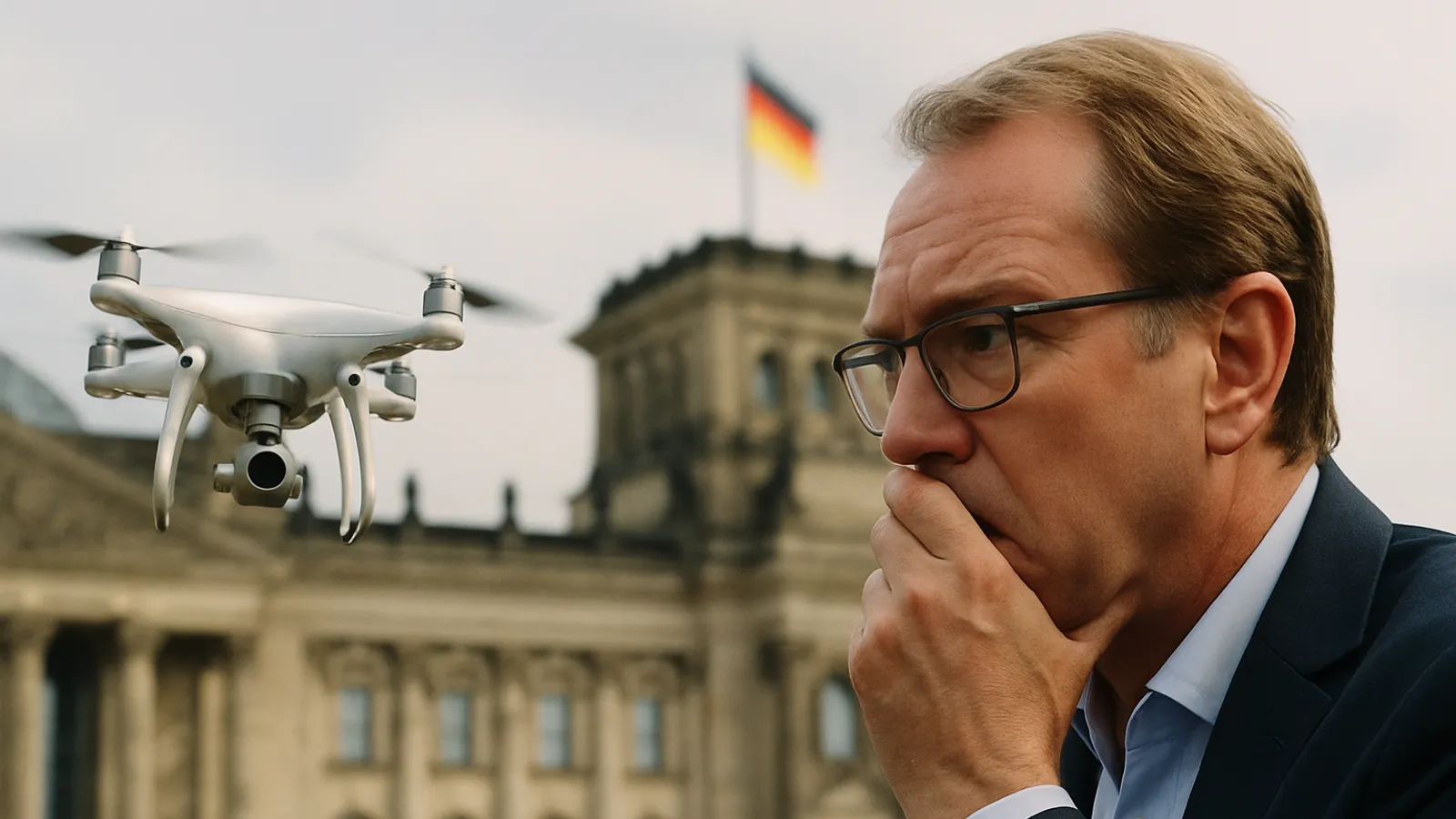 Dobrindt warnt vor gestiegener Gefahr von Drohnenangriffen auf den Bundestag.