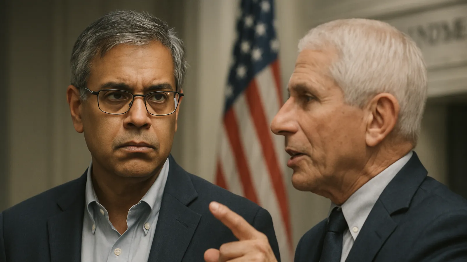 Dr. Jay Bhattacharya beschuldigt Dr. Anthony Fauci, während der COVID-Pandemie seine Macht missbraucht zu haben.