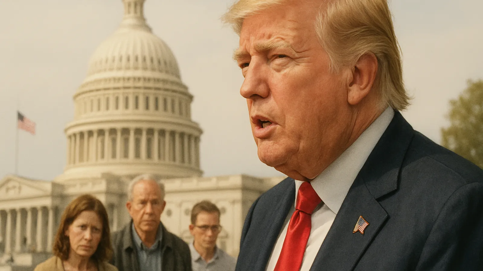 Drei Viertel der Amerikaner glauben, dass Trump sich nicht auf die wichtigsten Probleme des Landes konzentriert.