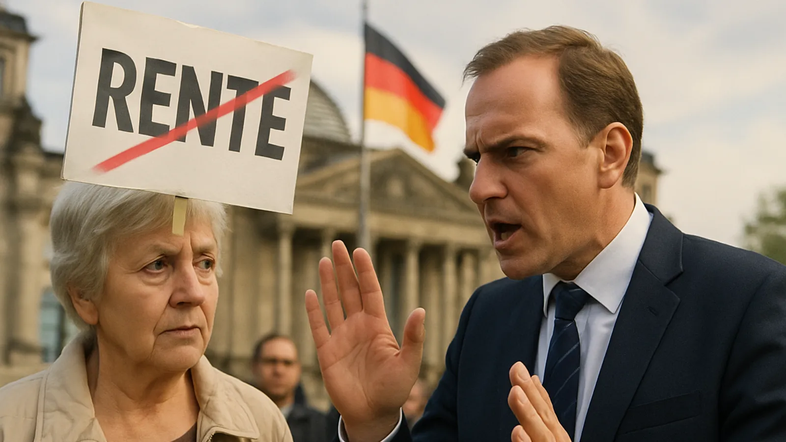 East German state premiers rebel against parts of the pension reform.