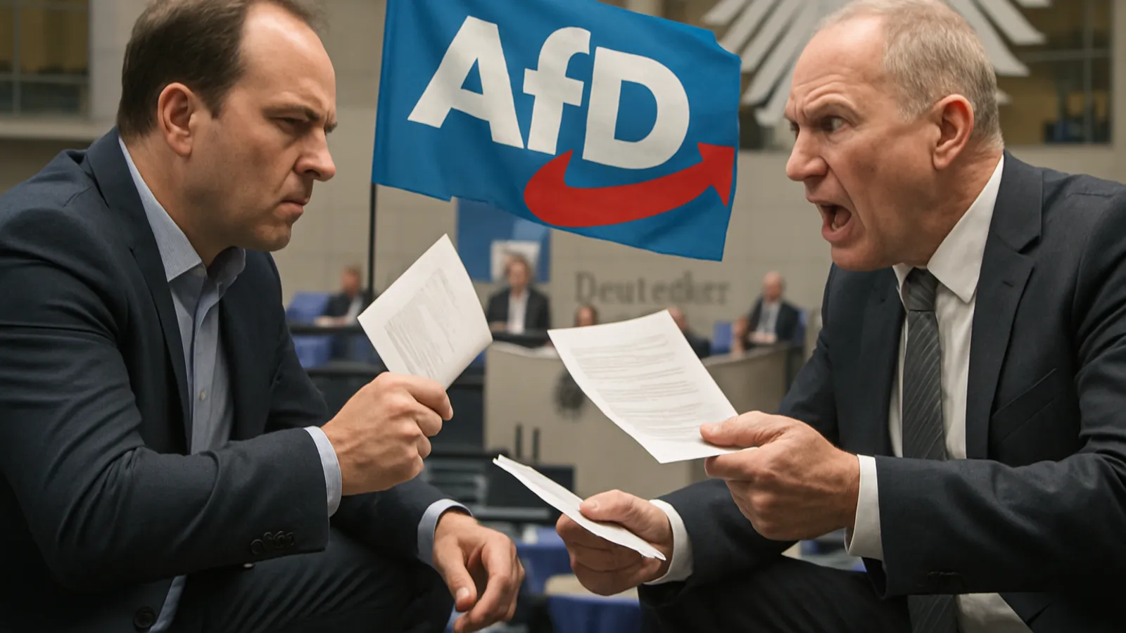 Ein AfD-Bundestagsabgeordneter hat Strafantrag gegen einen Fraktionskollegen gestellt und umgekehrt.