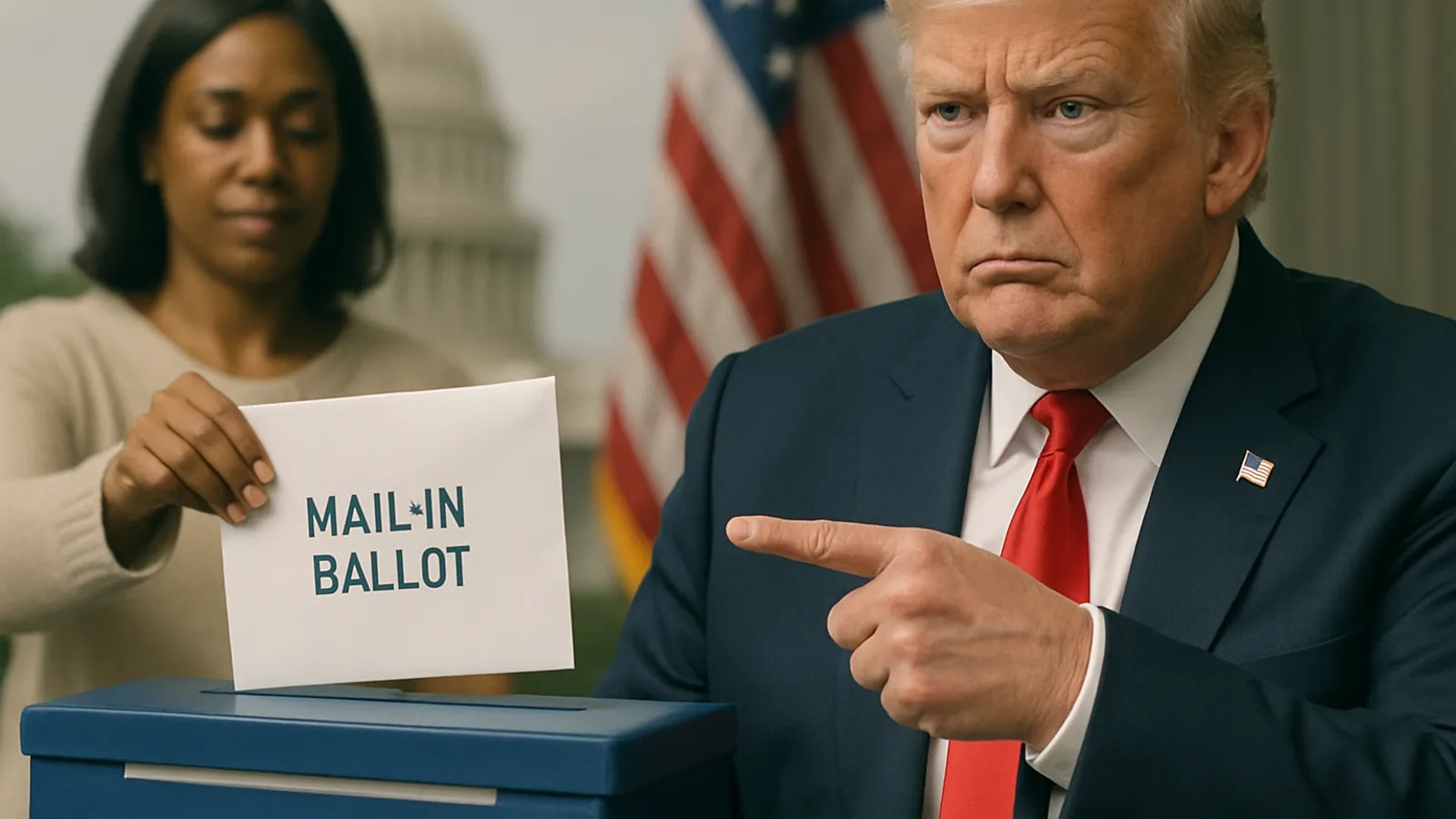 Ein Berufungsgericht hat Trumps Versuch abgelehnt, die Briefwahl in 23 Bundesstaaten einzuschränken.