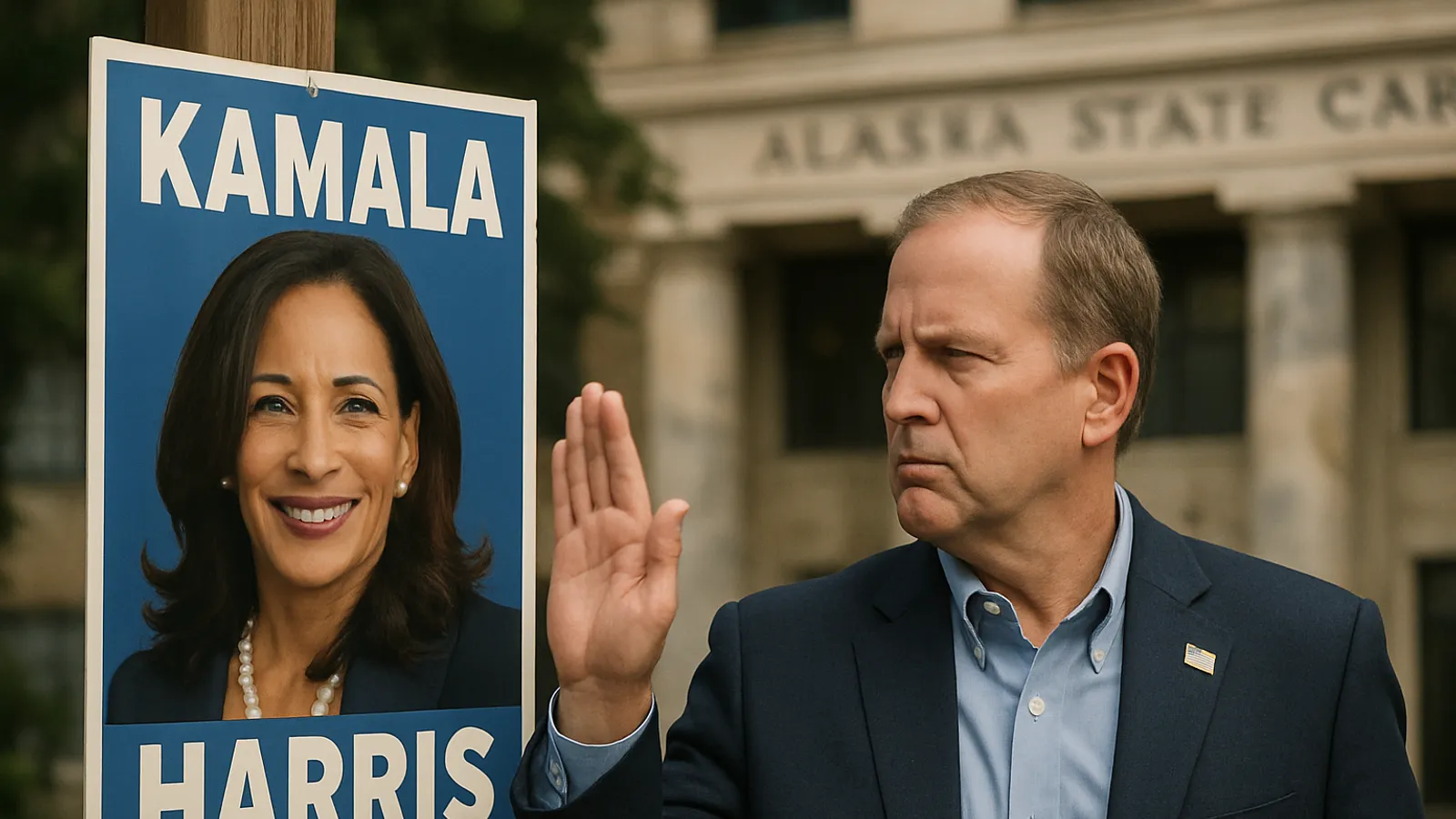 Eine Demokratin aus Alaska lehnt die Unterstützung von Kamala Harris vor der Senatsvorwahl ab.