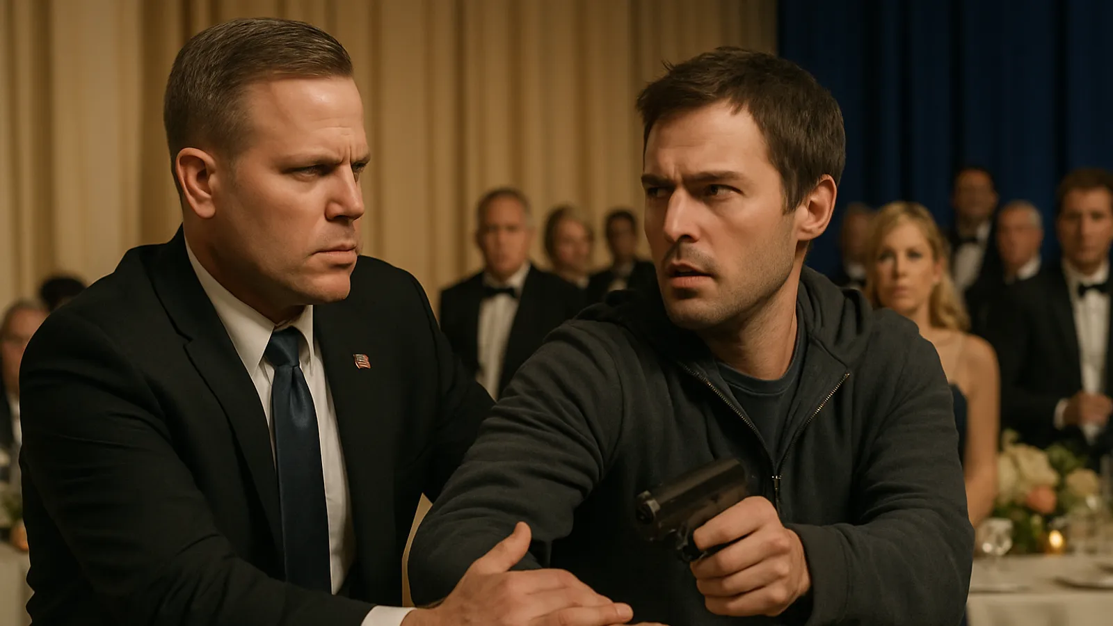 Ein Secret-Service-Agent, der einen Schützen konfrontierte, wurde beim Correspondents’ Dinner geehrt.