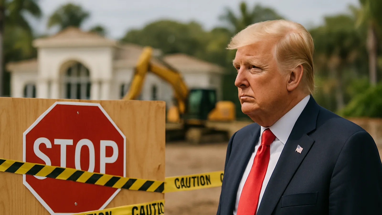 Ein US-Berufungsgericht hat den oberirdischen Bau von Donald Trumps Ballsaal am Weißen Haus vorerst gestoppt.