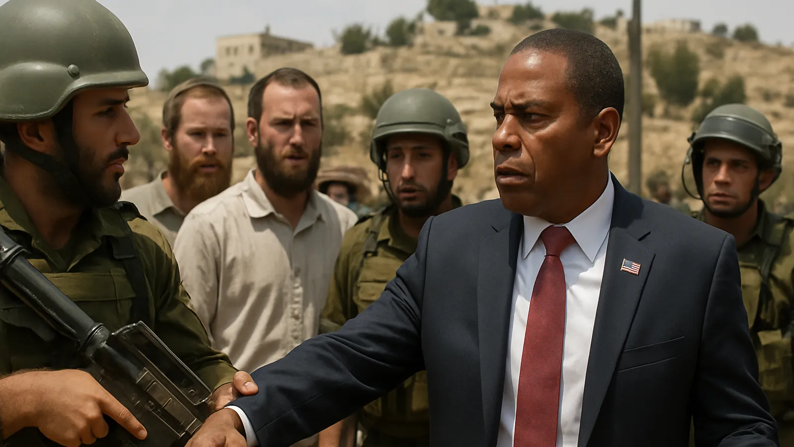 Ein US-Kongressabgeordneter sagt, die IDF lügt über seine Festhaltung durch Siedler und Soldaten.