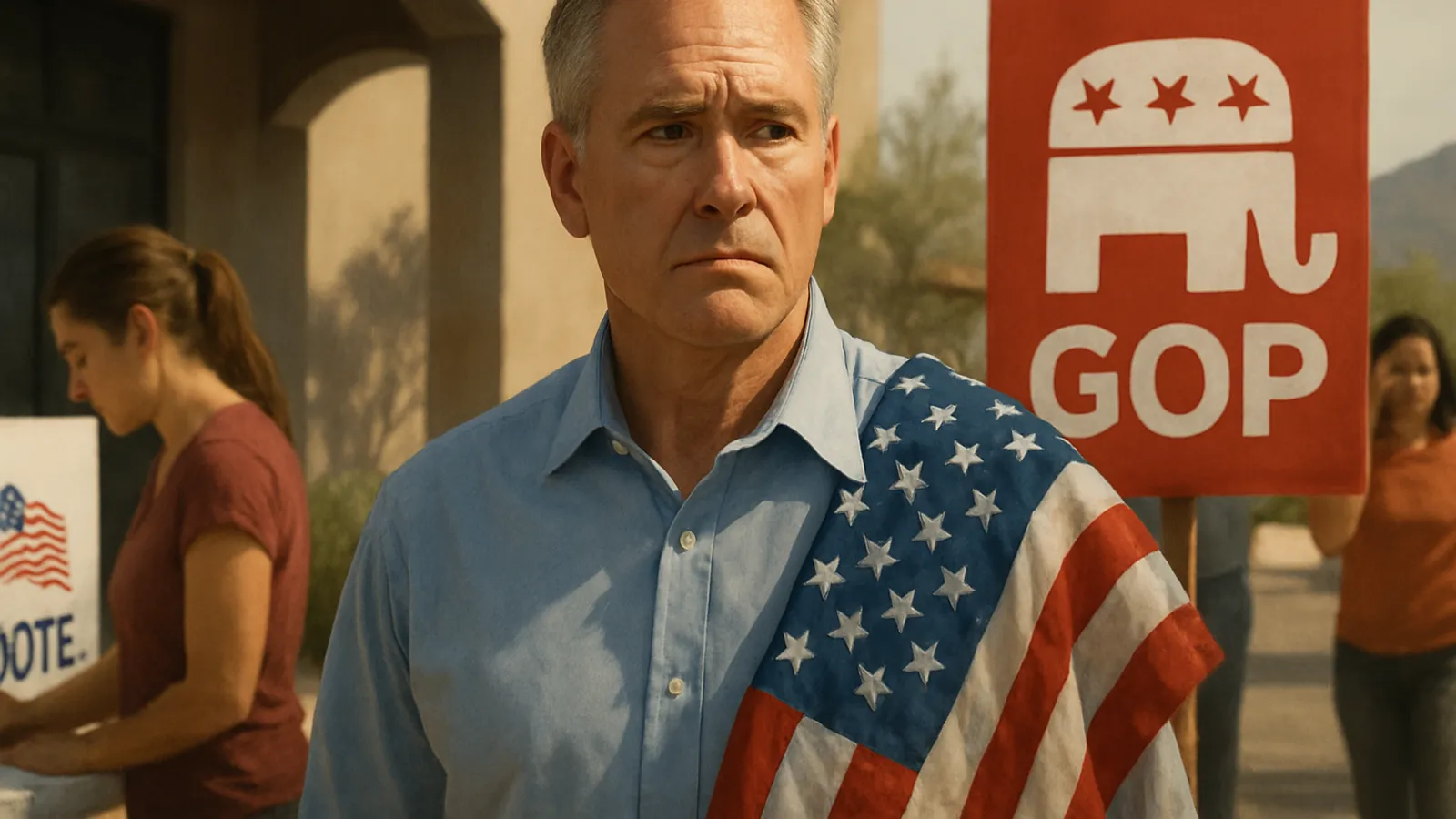 Ein verwundbarer Republikaner hat die GOP-Vorwahl in einem umkämpften Distrikt in Arizona gewonnen.