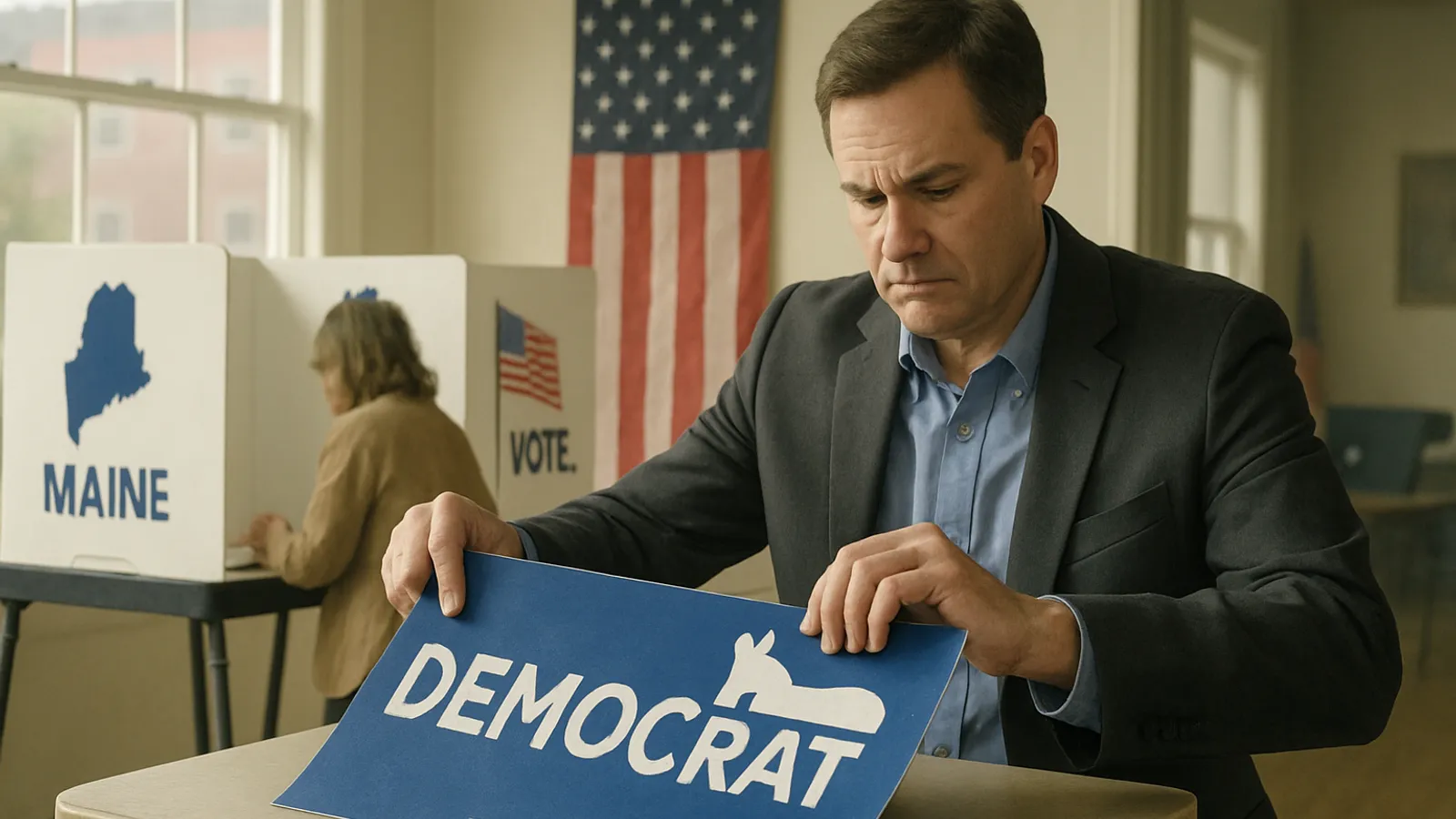 Ein zweiter Demokrat hat sich aus den Vorwahlen in Maine zurückgezogen.