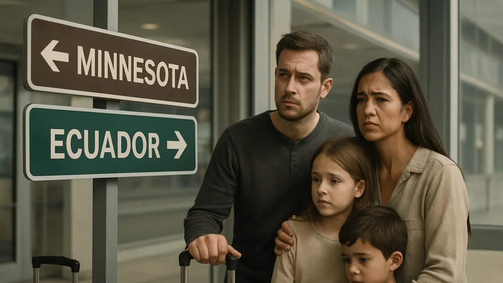 Eine Familie hat sich entschieden, von Minnesota nach Ecuador zurückzukehren.