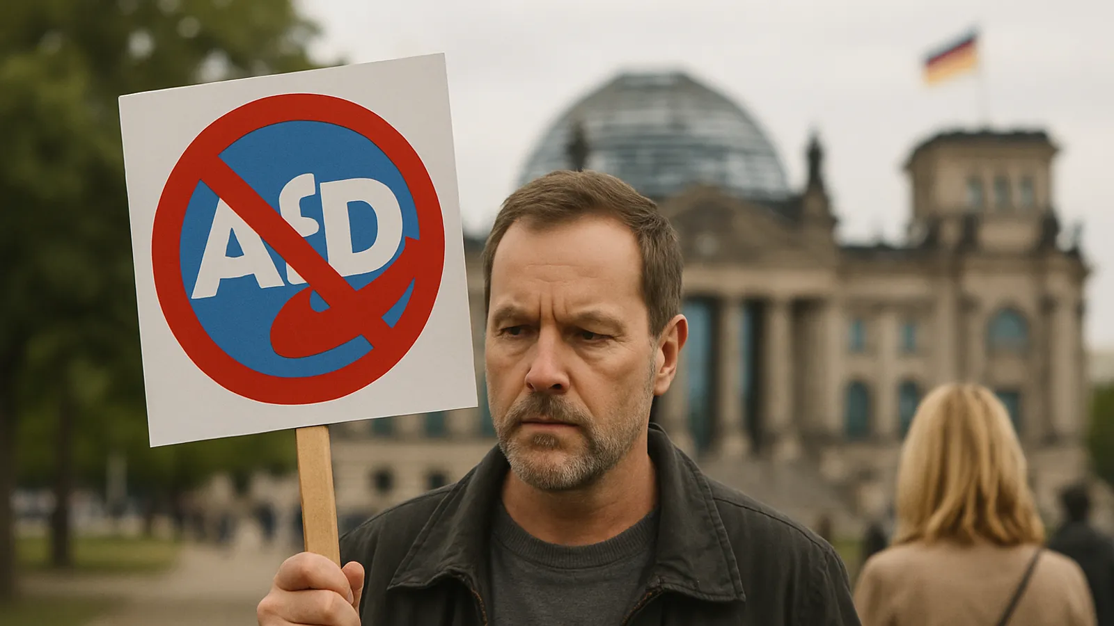 Eine neue Umfrage zeigt, dass 40 Prozent der Deutschen ein Verbot der AfD unterstützen.