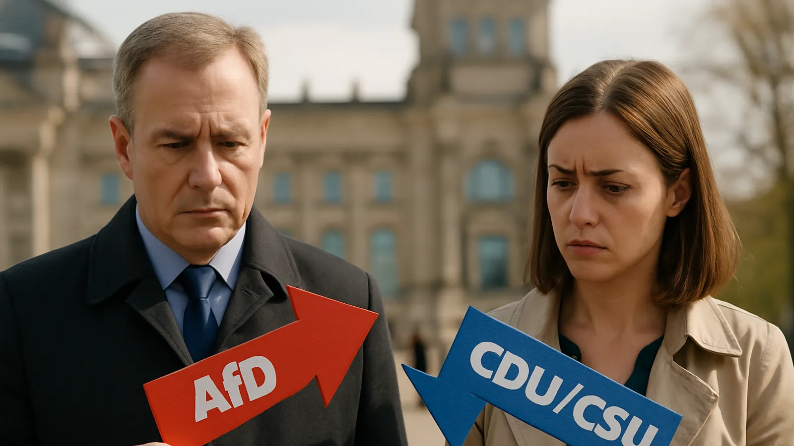 Eine neue Umfrage zeigt, dass die AfD ihren Vorsprung vor der Union ausbaut.