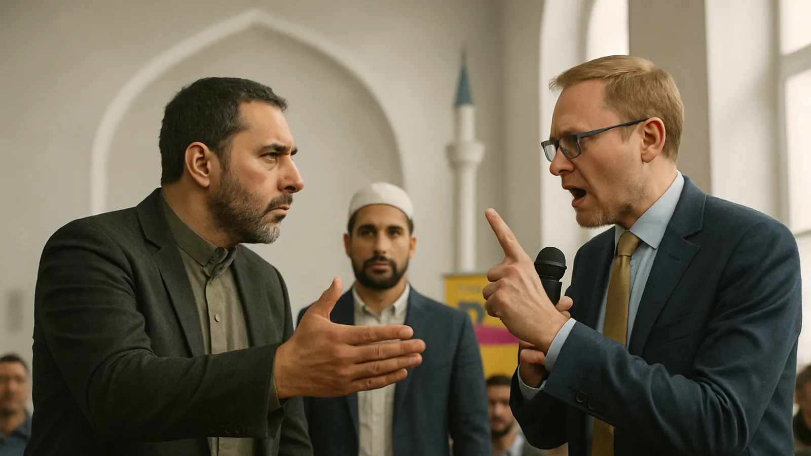 Eklat bei Berliner Moschee-Wahlkampf: „Entziehe Ihnen das Wort“ - FDP-Mann fragte nach Terrorunterstützer