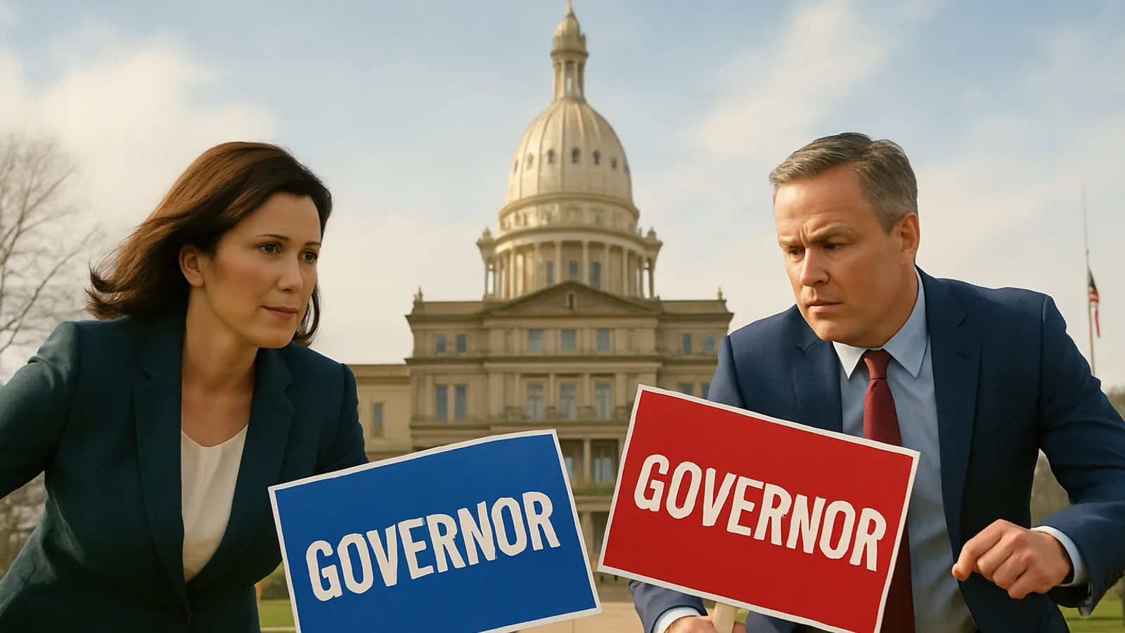 Es gibt einen Wettlauf um die Nachfolge von Gretchen Whitmer in Michigan.