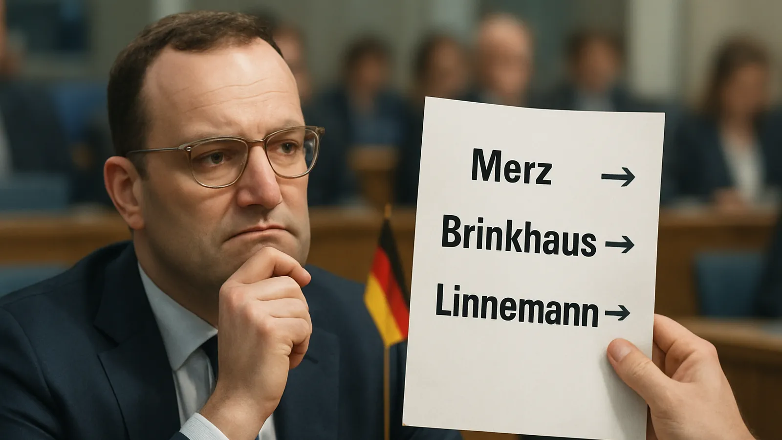 Es werden mehrere Namen als mögliche Nachfolger für Jens Spahn als Unionsfraktionschef gehandelt.