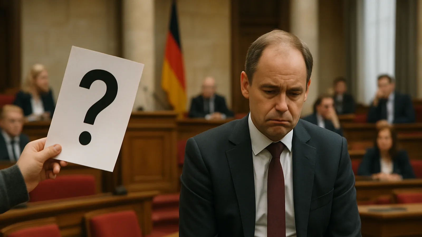 Es wird gefragt, ob niemand mehr Minister werden will.
