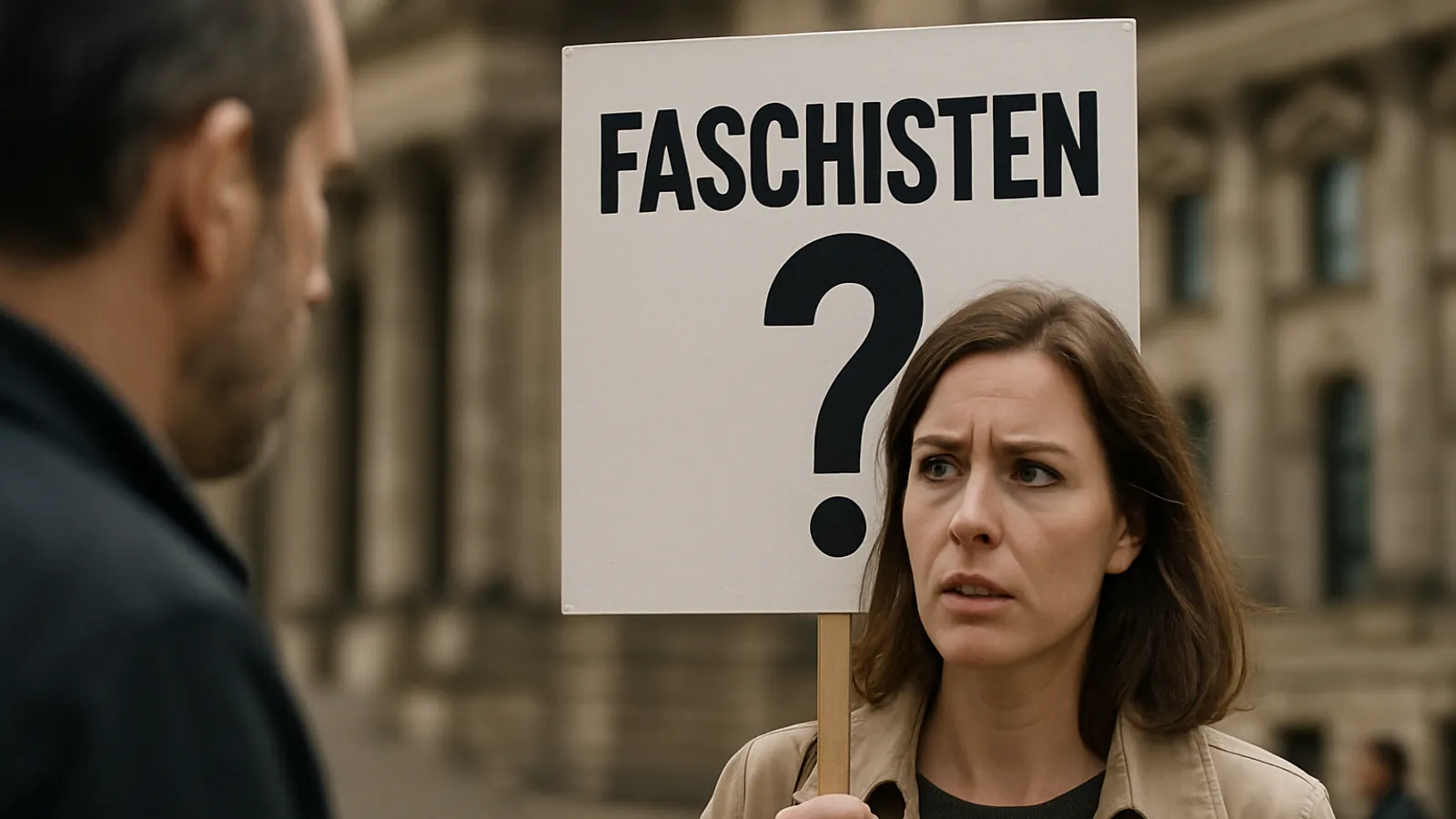 Es wird gefragt, ob überall Faschisten sind.