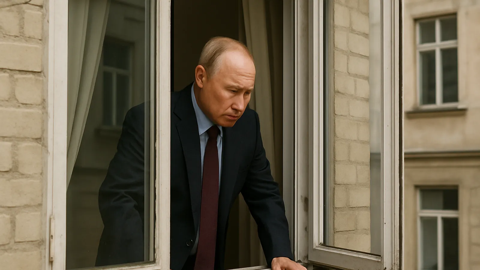 Estlands Außenminister sagt, Putin könnte eines Tages aus dem Fenster springen.