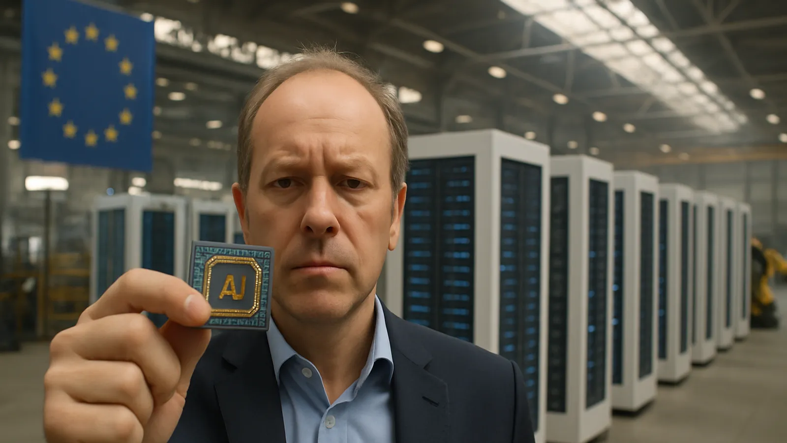 The EU has launched a multibillion-euro plan for up to seven AI gigafactories.