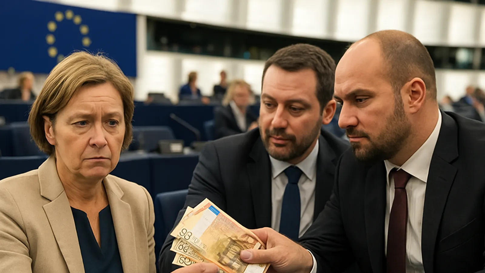 EVP-Abgeordnete stimmen mit einem Rechtsaußen-Bündnis gegen Sanktionen in der Affäre um EU-Gelder.