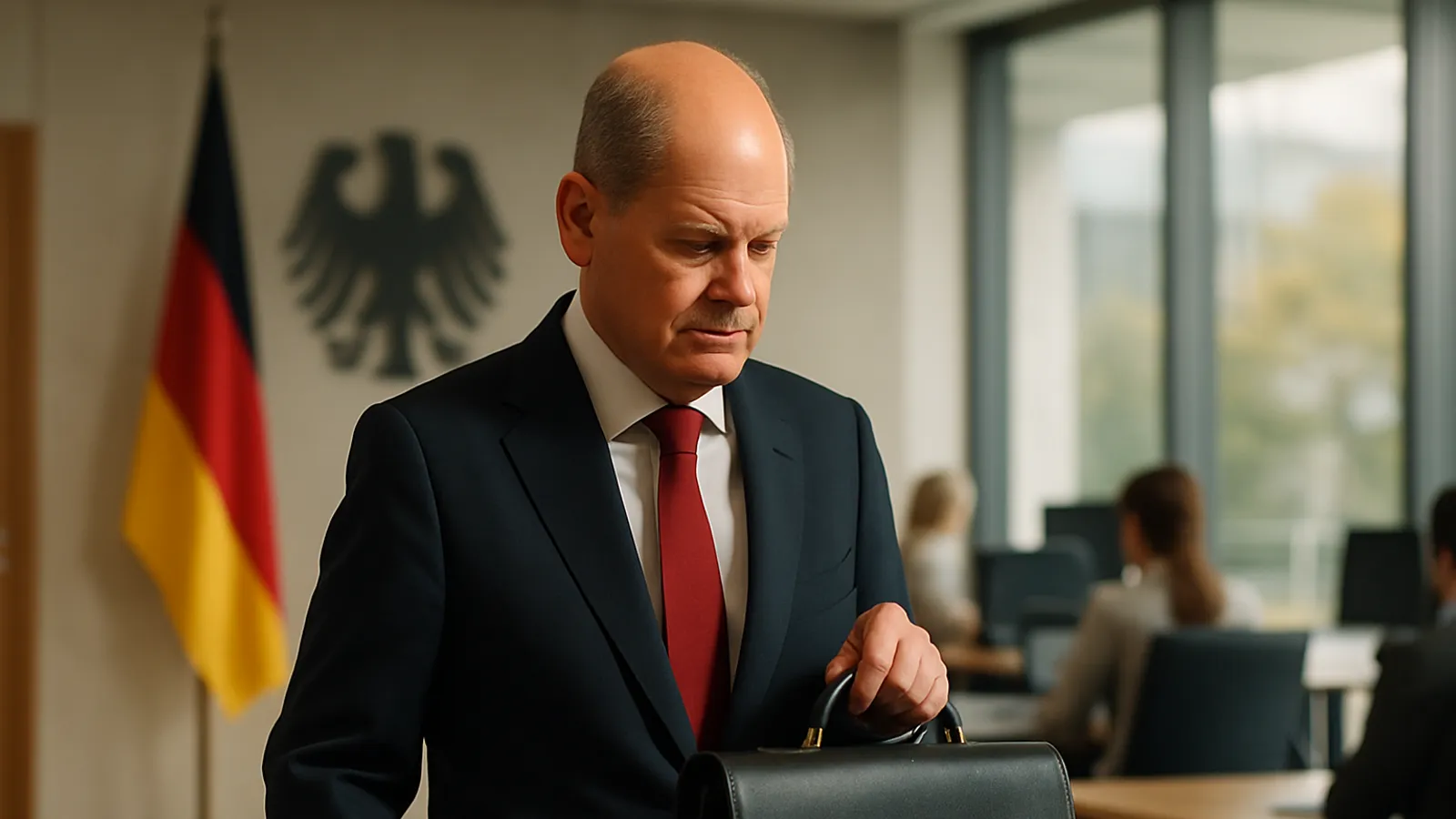 Ex-Kanzler Scholz hat einen neuen Job.