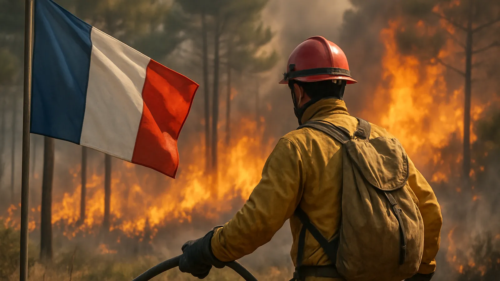 Frankreich kämpft gegen die Waldbrände, die sich im Land ausbreiten.