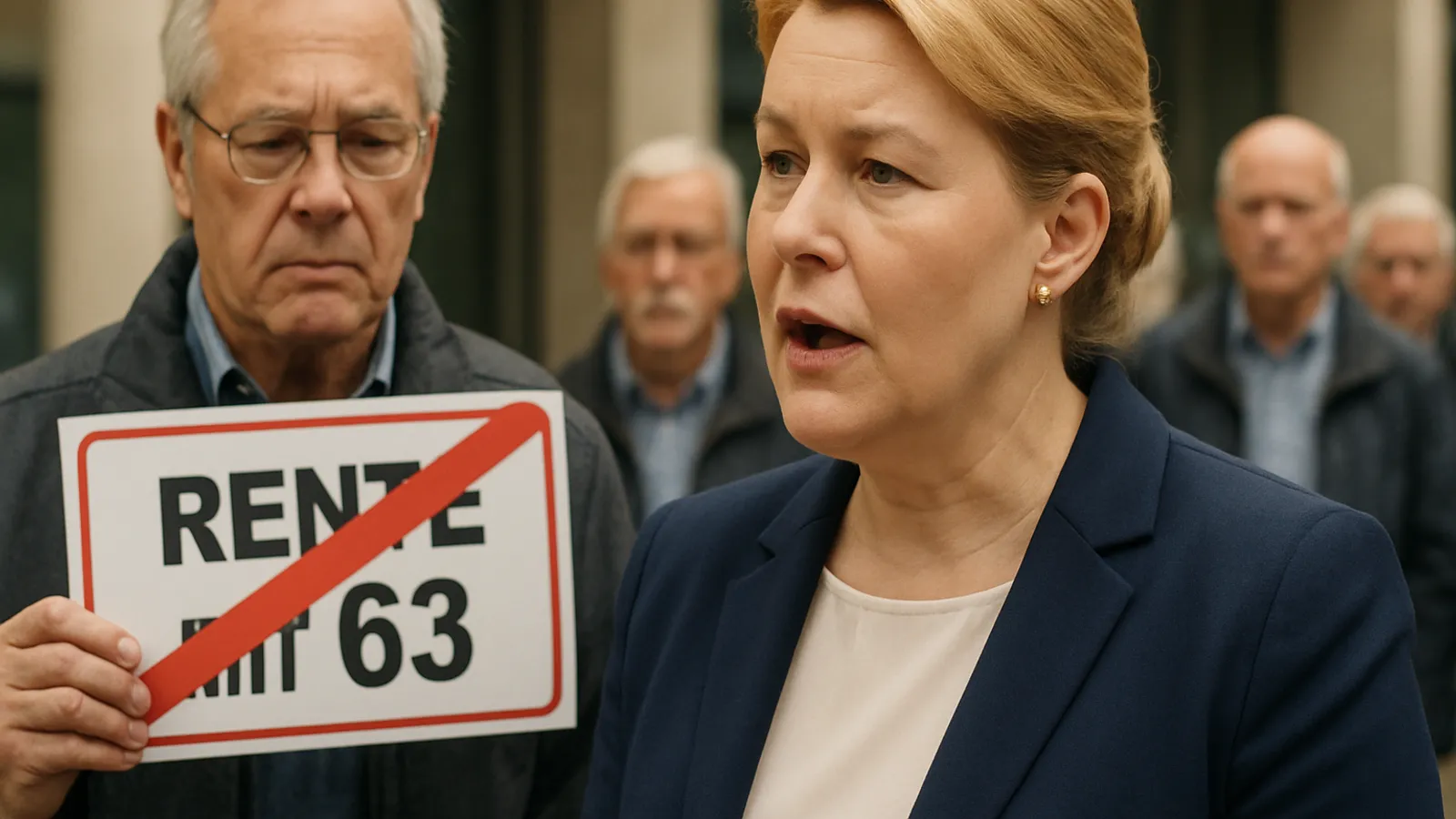 Franziska Giffey spricht sich gegen die Abschaffung der »Rente mit 63« aus.