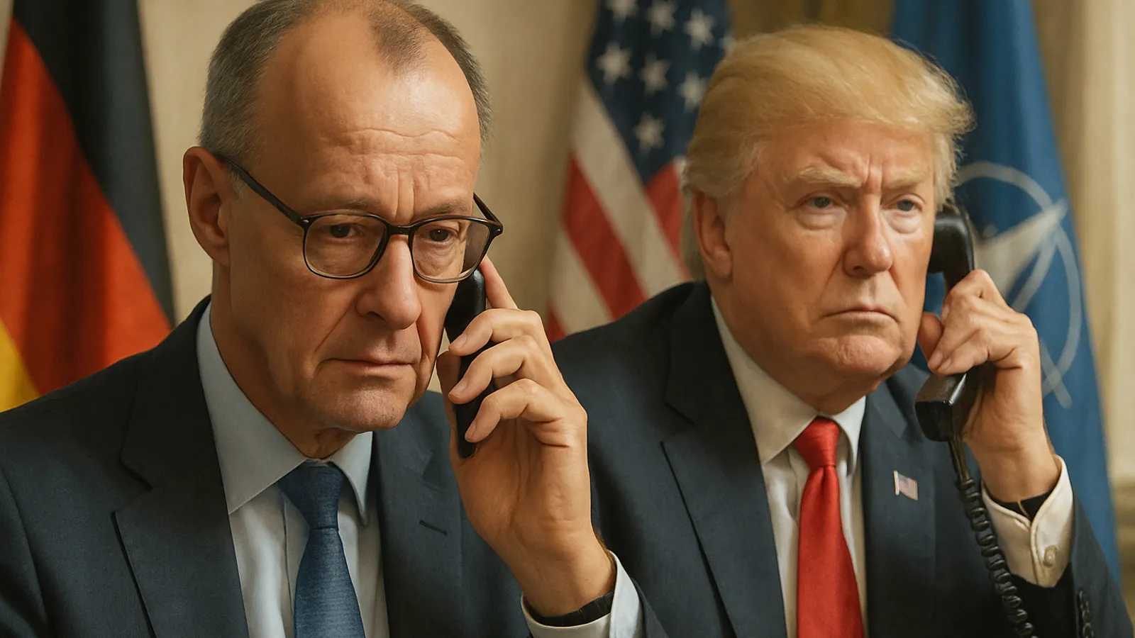 Friedrich Merz hat Donald Trump gesagt, dass Deutschland mehr Verantwortung im euroatlantischen Raum übernimmt.
