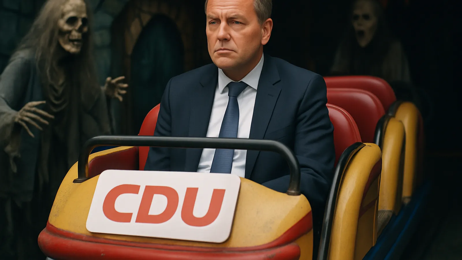 Für die CDU geht die Geisterbahnfahrt im Osten immer weiter