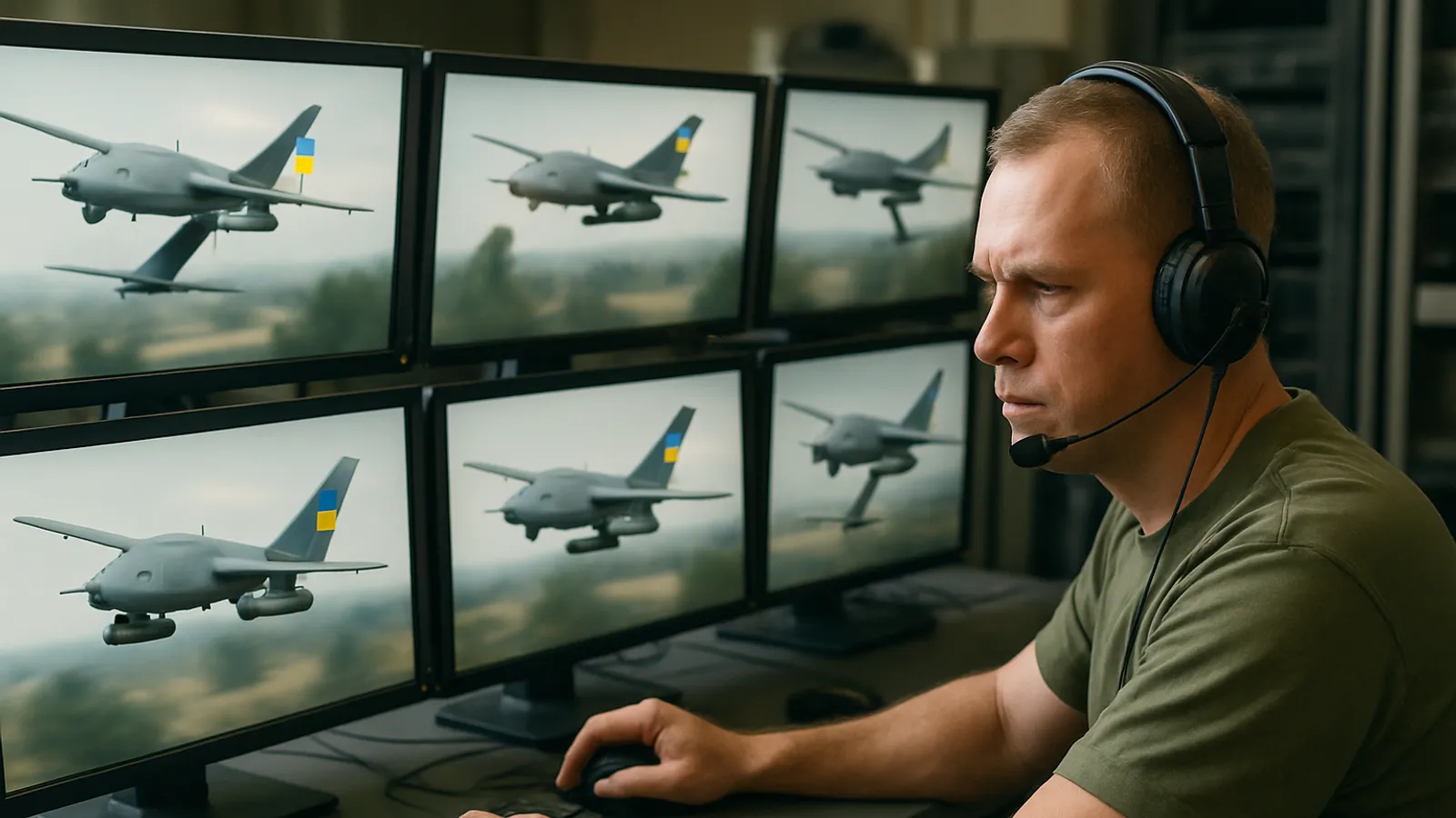 Gegen Personalmangel: Ein einziger Pilot steuert jetzt 5 ukrainische Bomberdrohnen zeitgleich