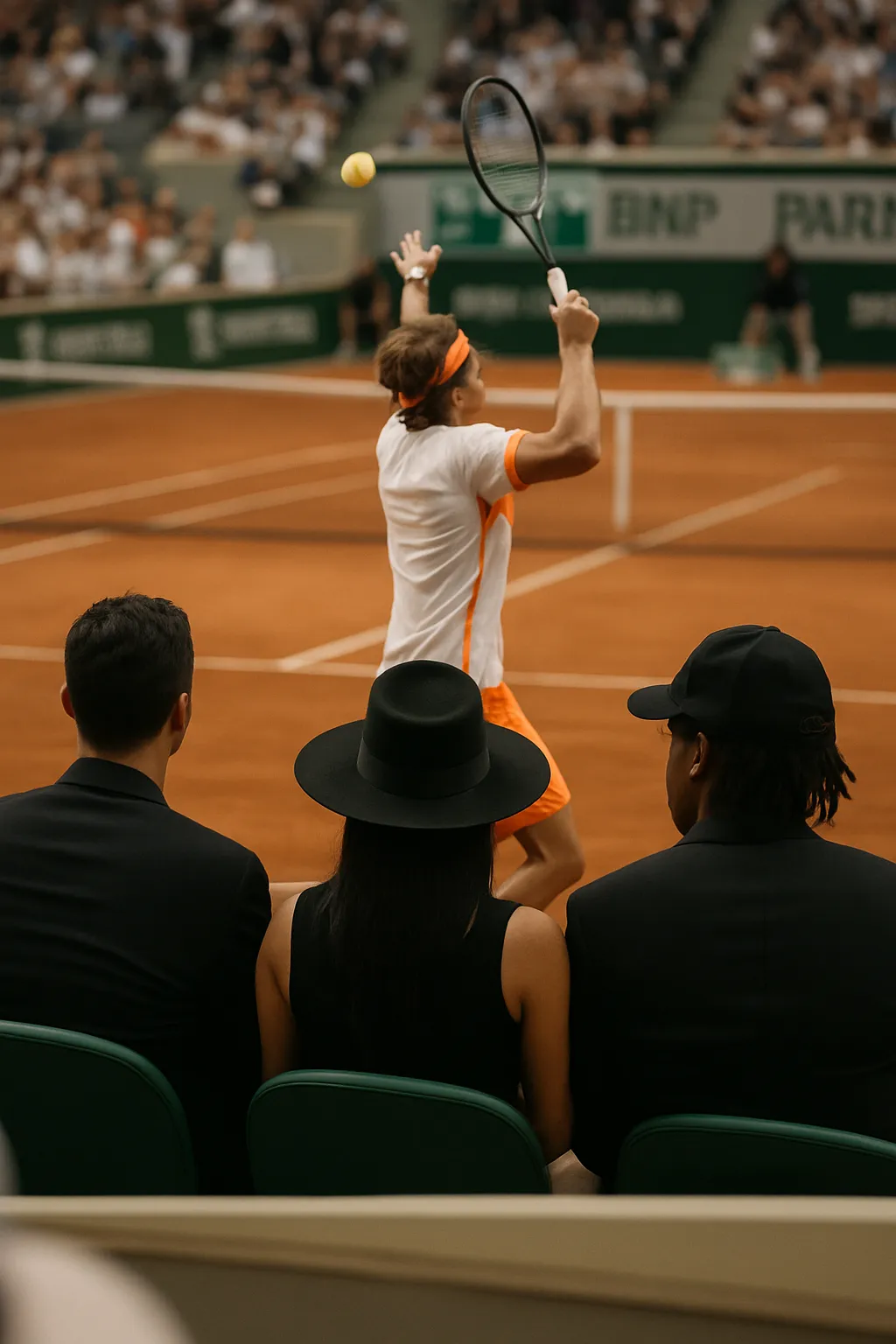 Superstars sahen Alexander Zverevs Finale bei den French Open 2026.