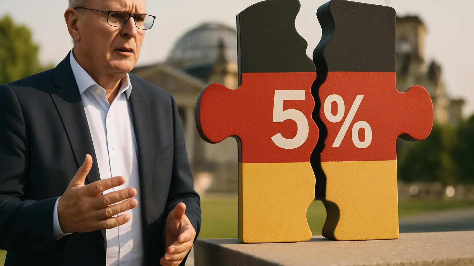 Bodo Ramelow opposes Germany’s 5% electoral threshold, saying Germany is no longer “old West Germany.”