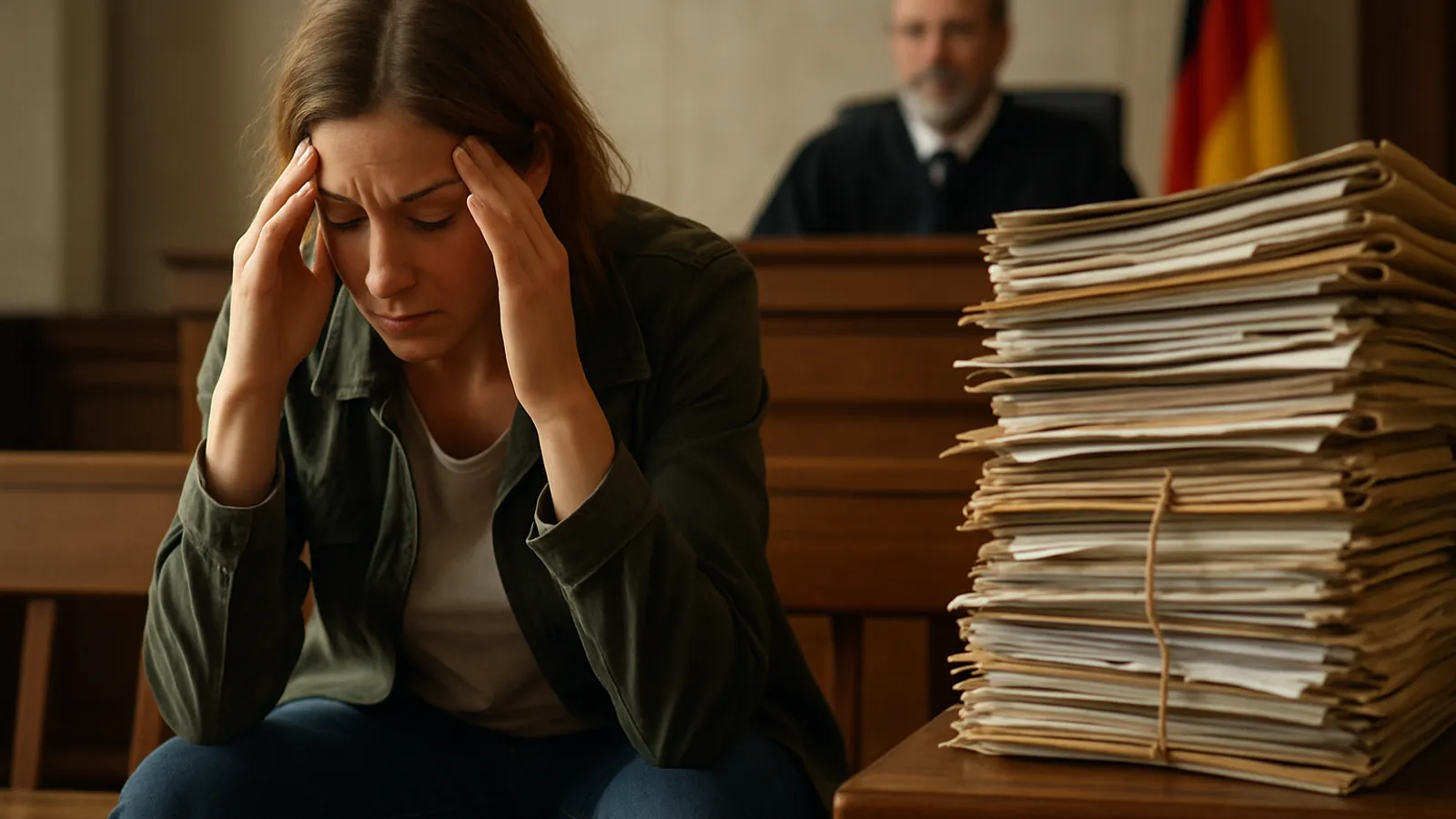 In Germany, one million criminal cases are pending.