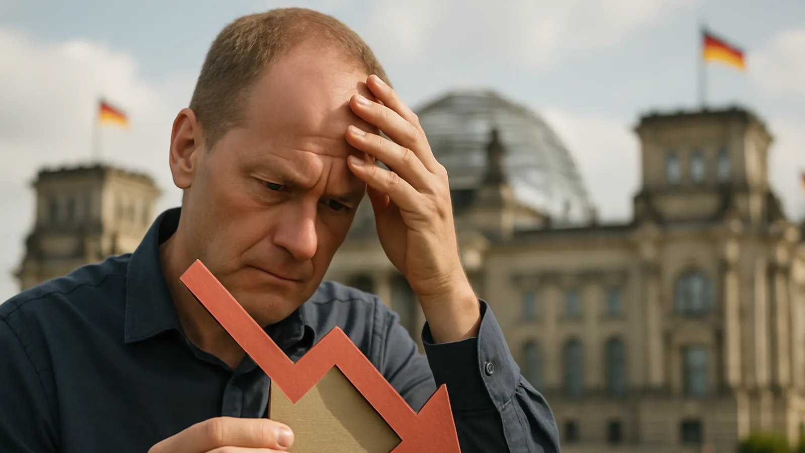 Employment in Germany is falling despite economic growth.