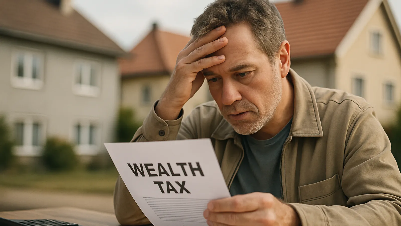 Almost one in five households pays a wealth tax.