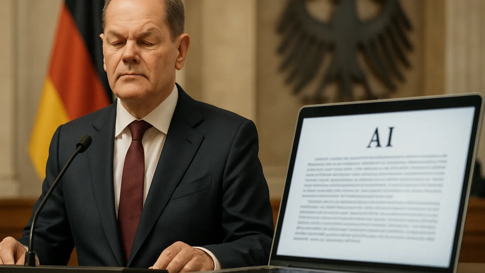 The German government will not say how many speeches it has written with AI assistance.