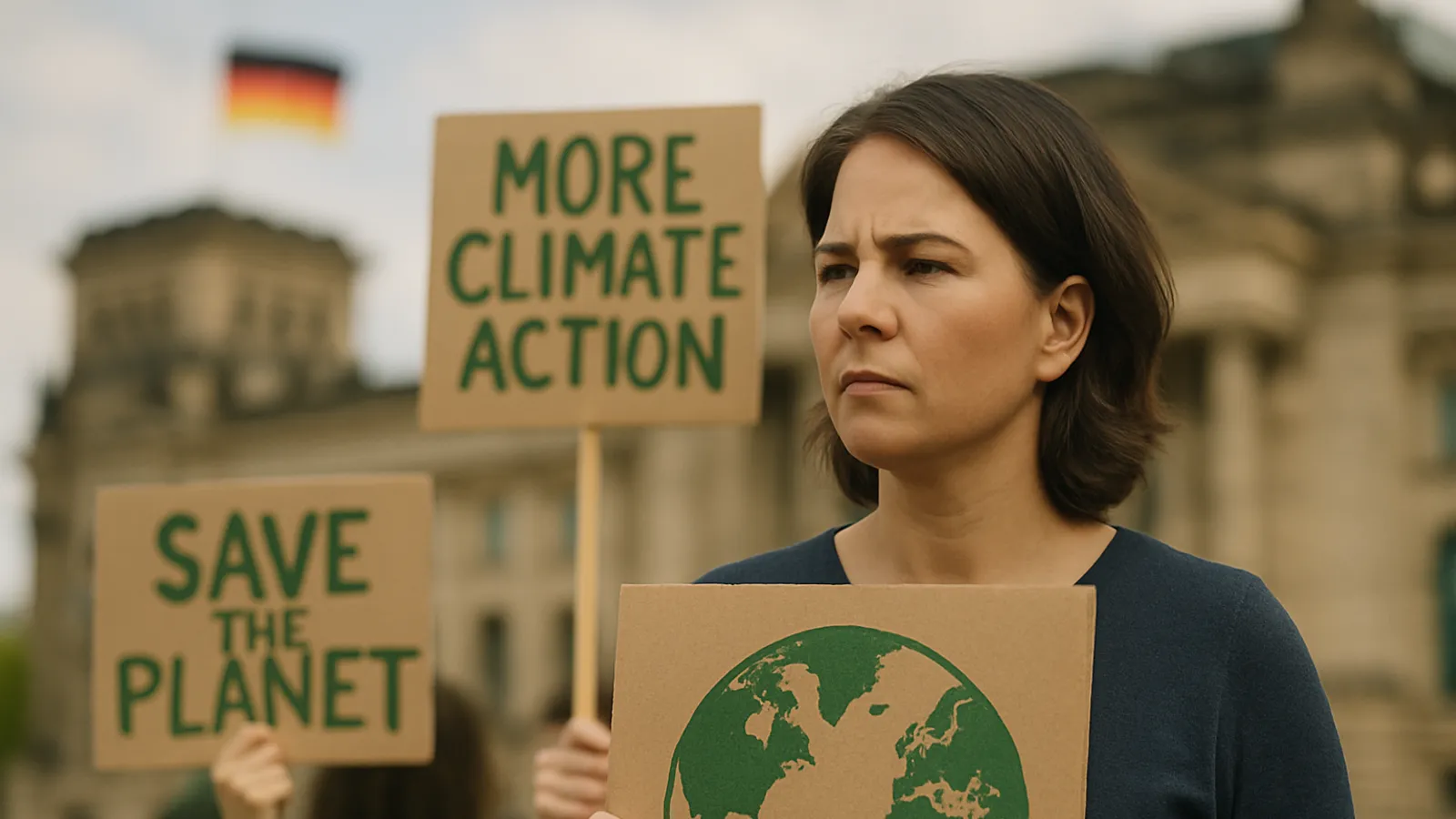 The Greens call for stronger government action on climate protection.