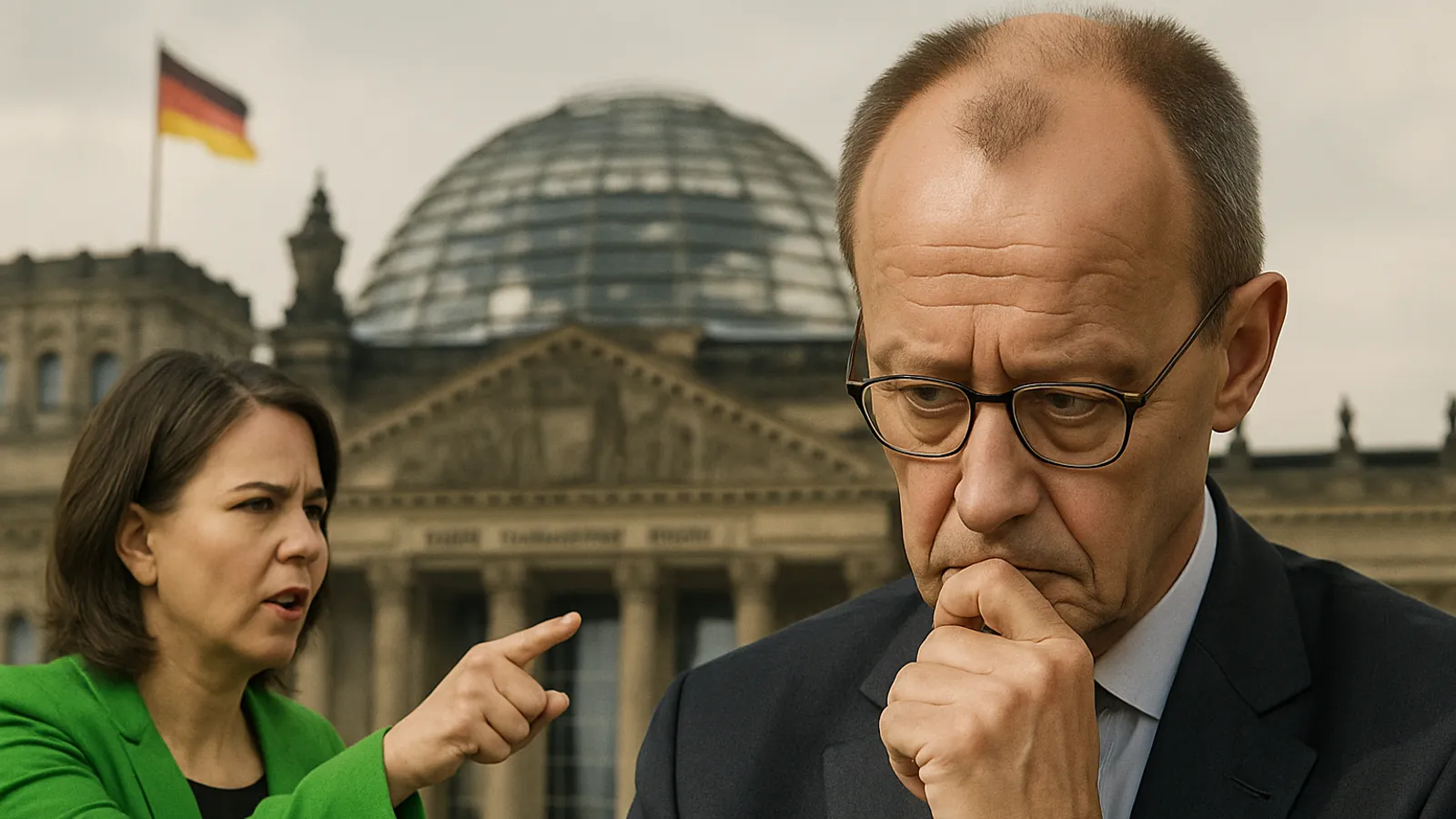 Greens call on Merz to take action.