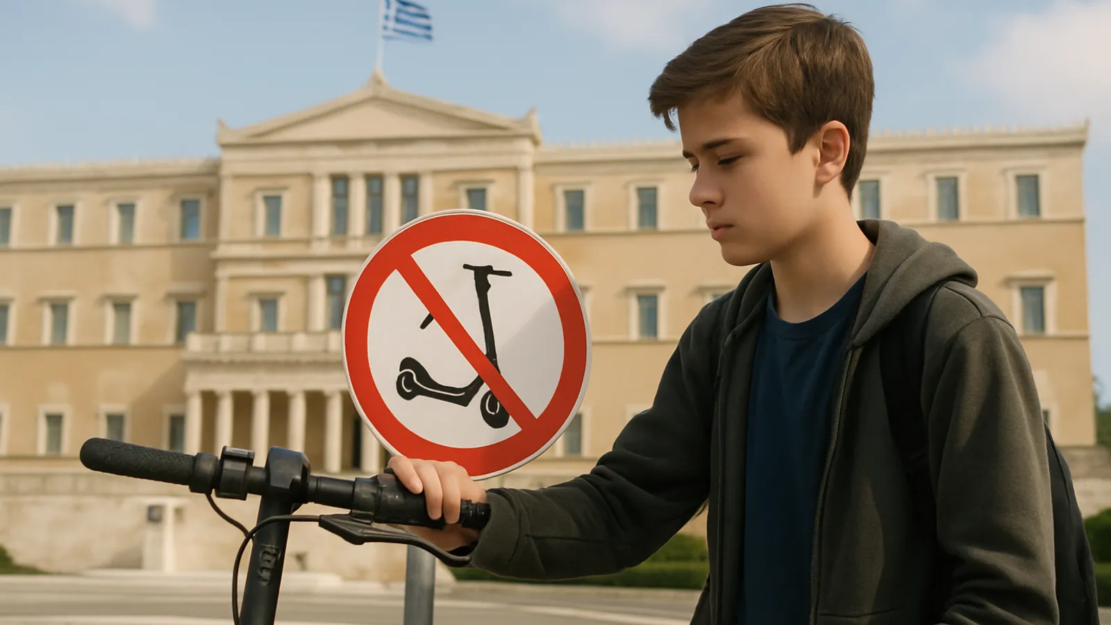 Griechenland will E-Scooter für Kinder und Jugendliche unter 17 Jahren verbieten.