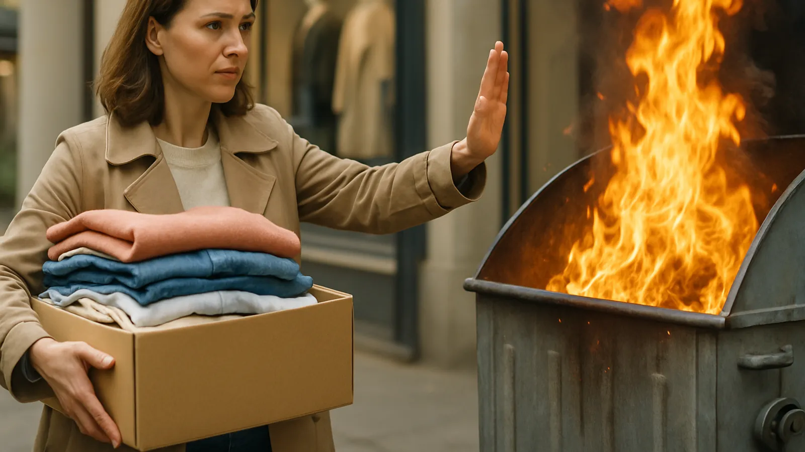 Große Unternehmen dürfen unverkaufte Kleidung nicht mehr vernichten.