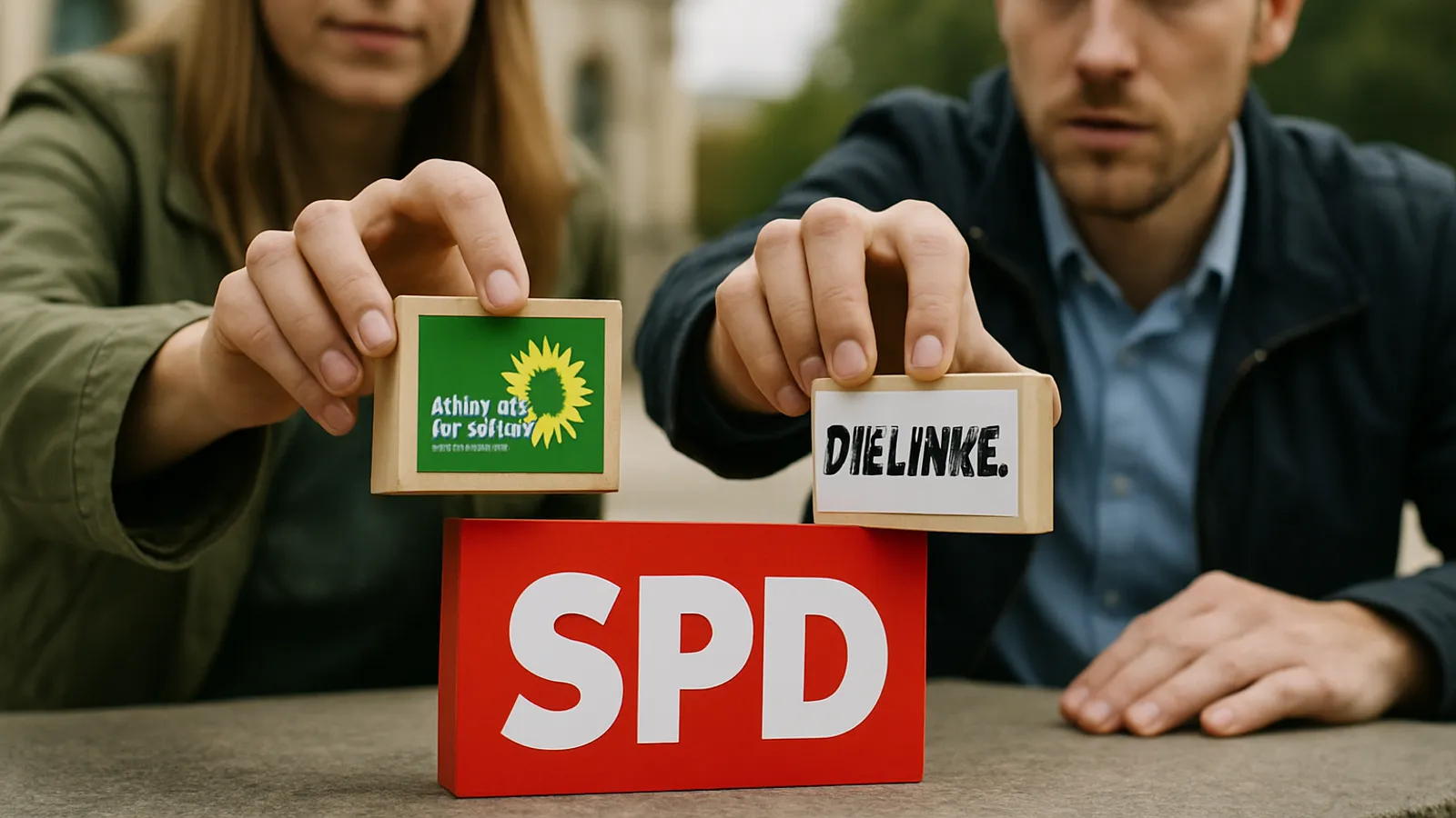Grüne und Linke haben die SPD hinter sich gelassen.