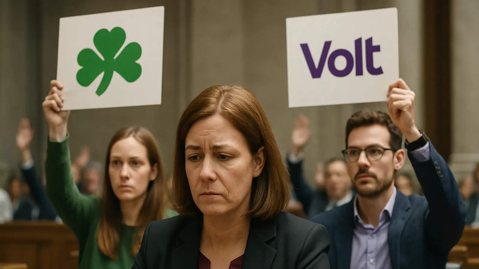 Grüne und Volt haben für die Abwahl ihrer eigenen Dezernentinnen und Dezernenten gestimmt.