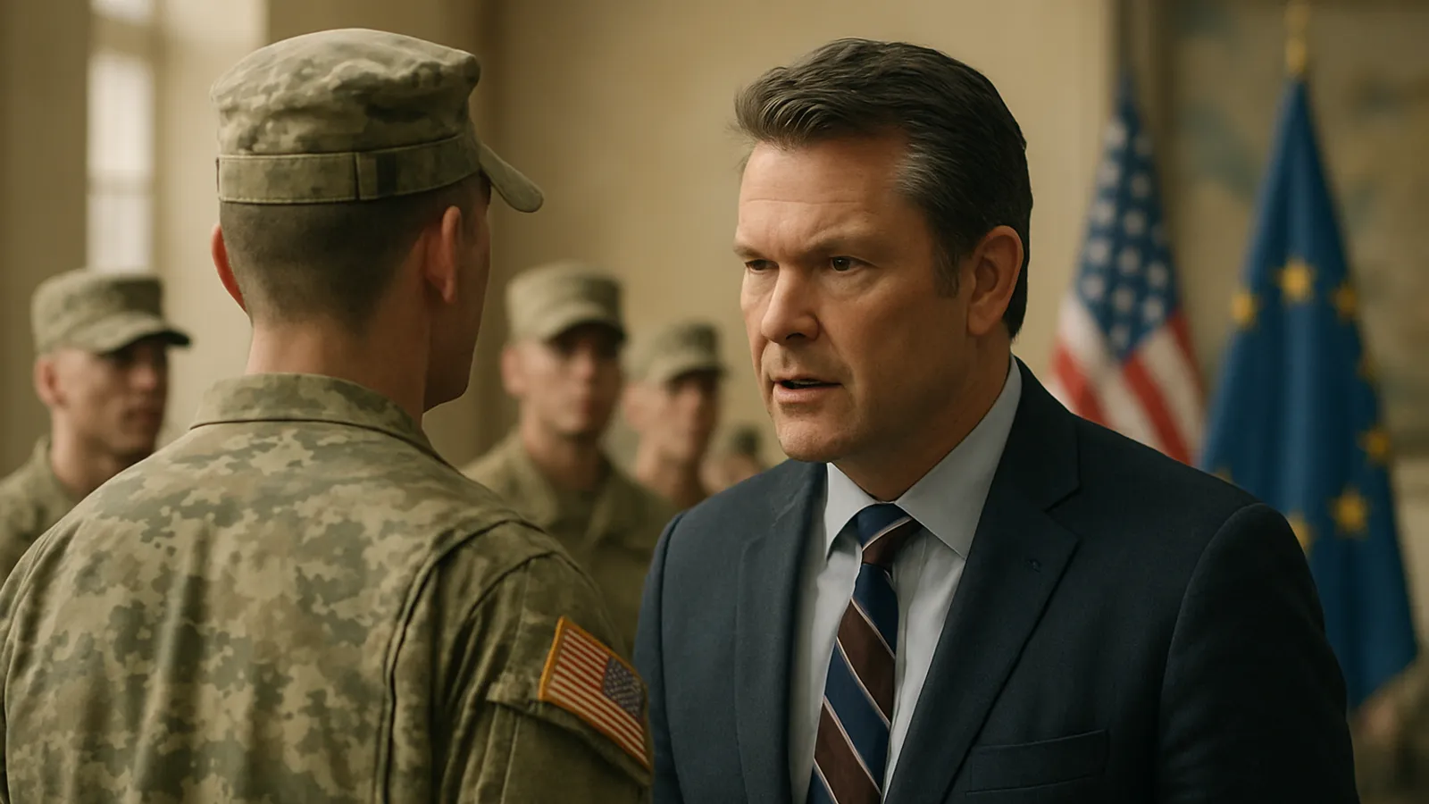 Hegseth kündigt Überprüfung der US-Truppenpräsenz in Europa an.