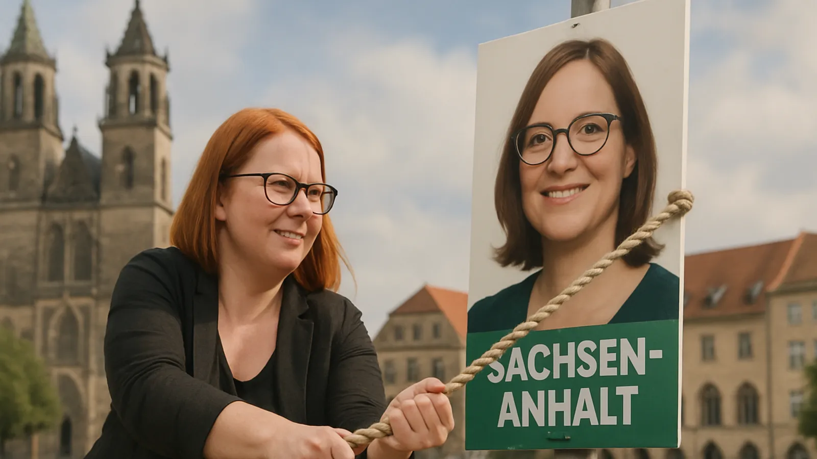 Heidi Reichinnek zieht mit voller Kraft in den Wahlkampf in Sachsen-Anhalt.