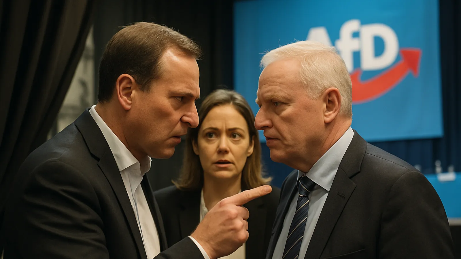 Hinter den Kulissen des AfD-Parteitags gibt es Intrigen und Drohungen.