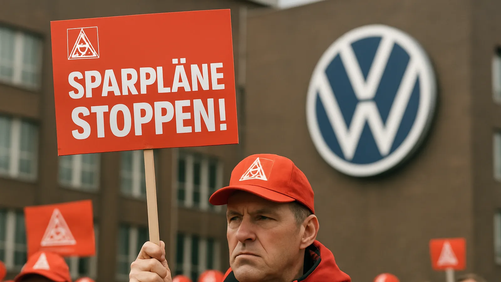 IG Metall ruft zu einem Aktionstag gegen neue Sparpläne bei VW auf.