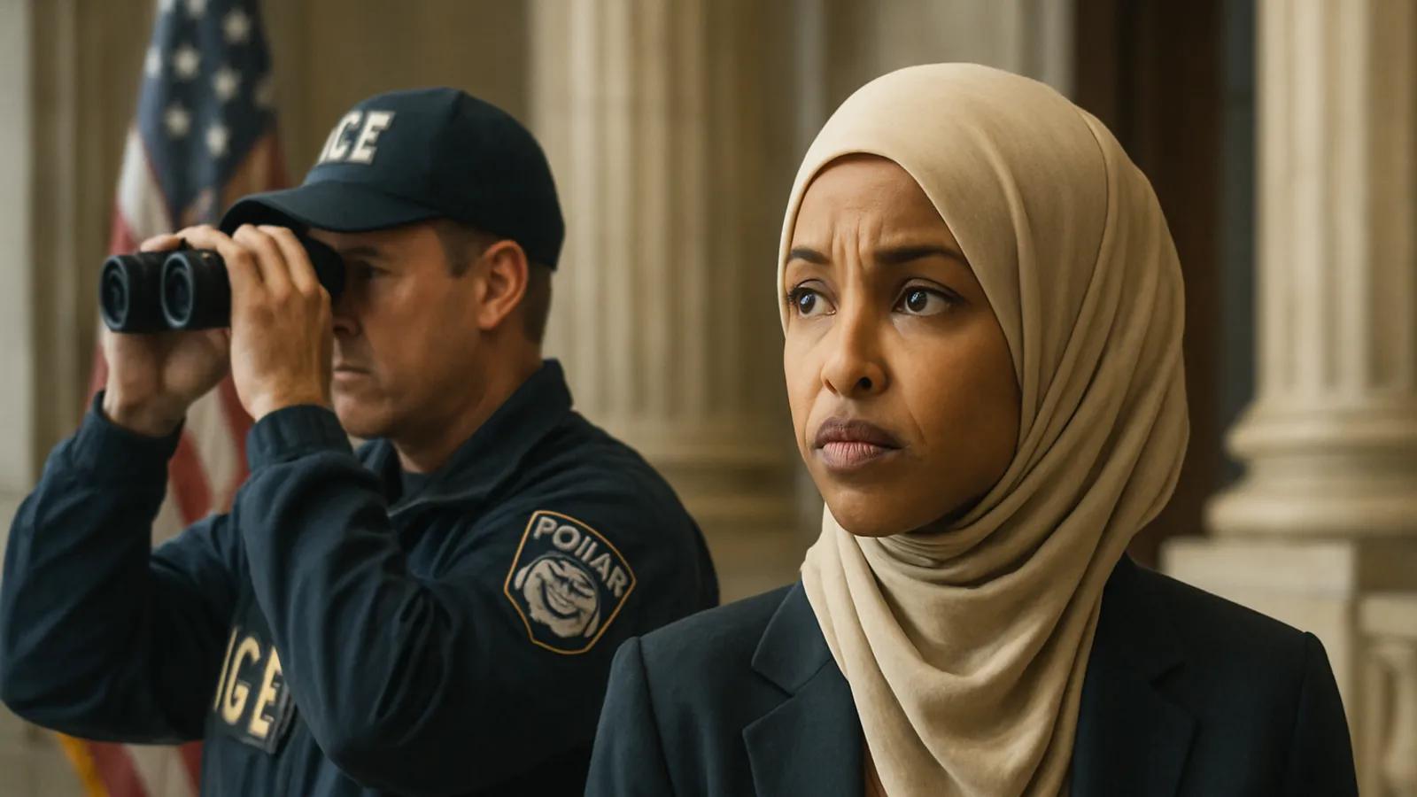 Ilhan Omar fragt, ob die Trump-Administration ICE genutzt hat, um Kritiker zu überwachen.