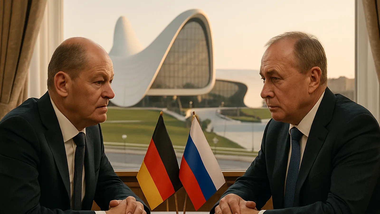 In Baku fand ein vertrauliches Treffen deutscher und russischer Vertreter statt.