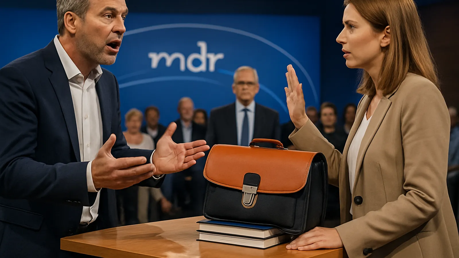 In der MDR-Wahlarena gab es einen Streit über die Schulpflicht in Sachsen-Anhalt.