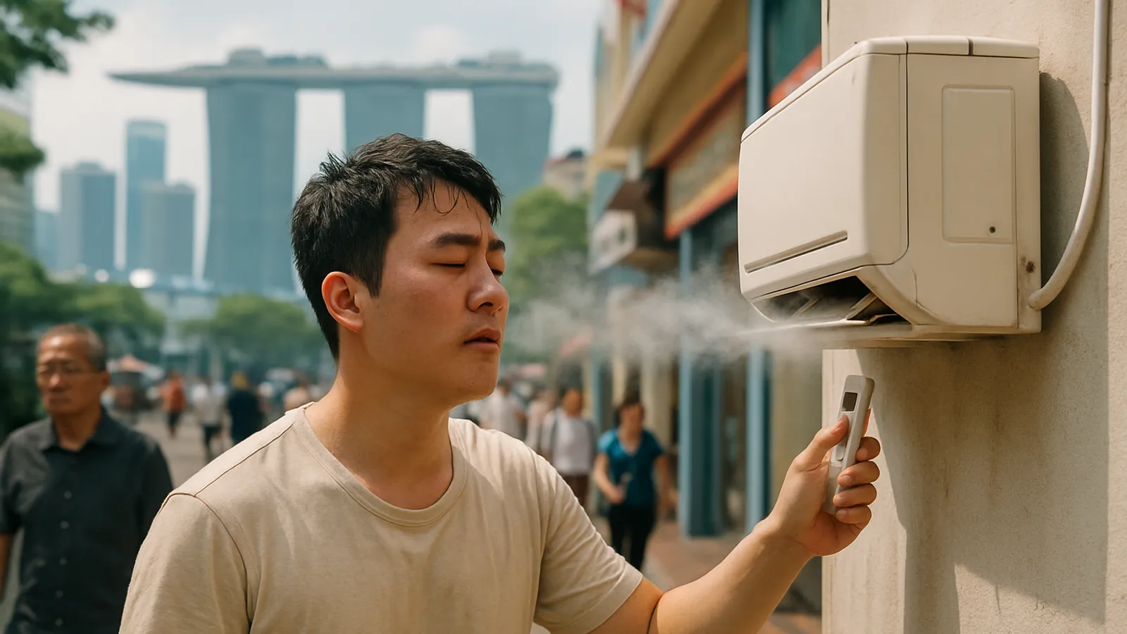 In Singapur gibt es überall Kälte auf Knopfdruck.