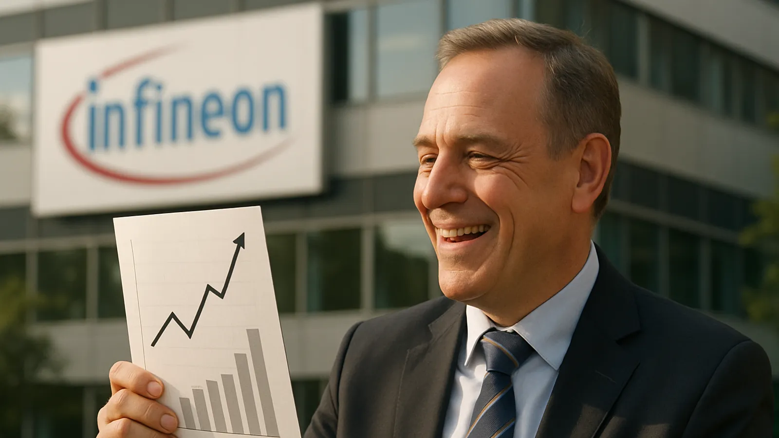 Infineon hat einen Höchstwert beim Umsatz erzielt.